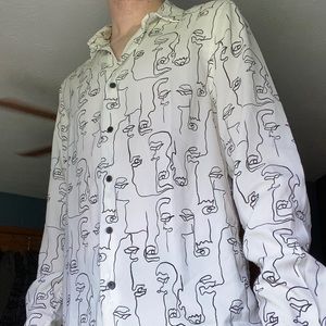 Long Sleeve Faces Shirt